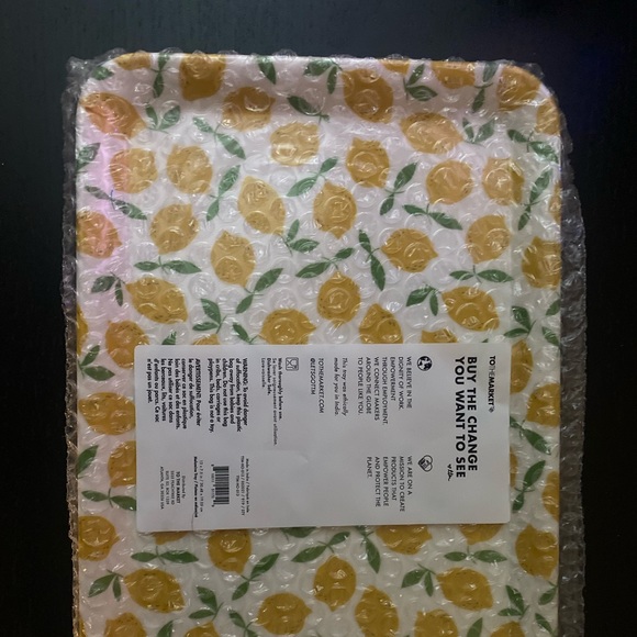 COPY - To The Market Lemon Squeeze Melamine Serving Tray - Picture 1 of 3